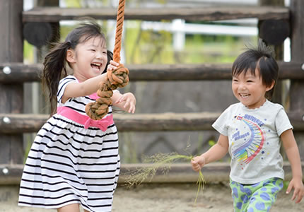 子供たちの笑顔