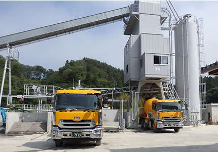 復興作業の現場